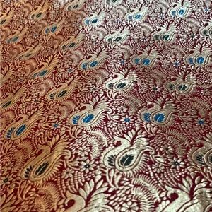 5.3 yards, 30” wide, of brocade fabric
